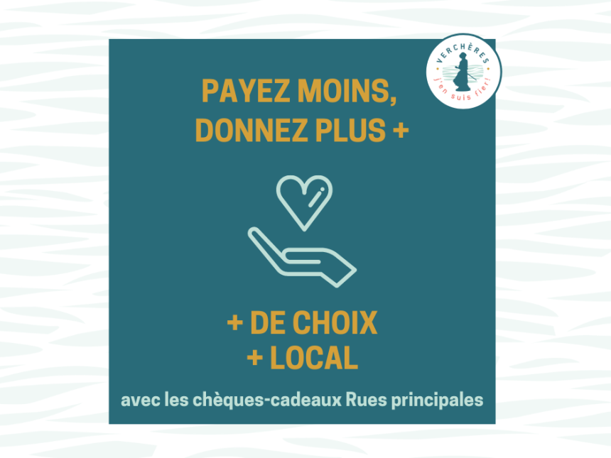 Bonne nouvelle, les chèques-cadeaux bonifiés sont de retour